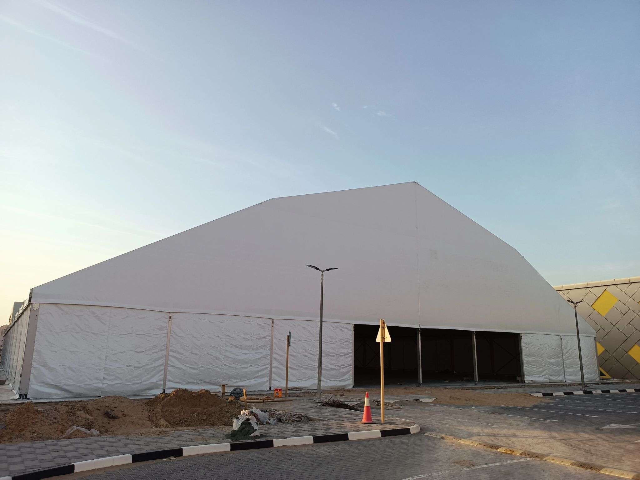 large polygon tent in dubai uae